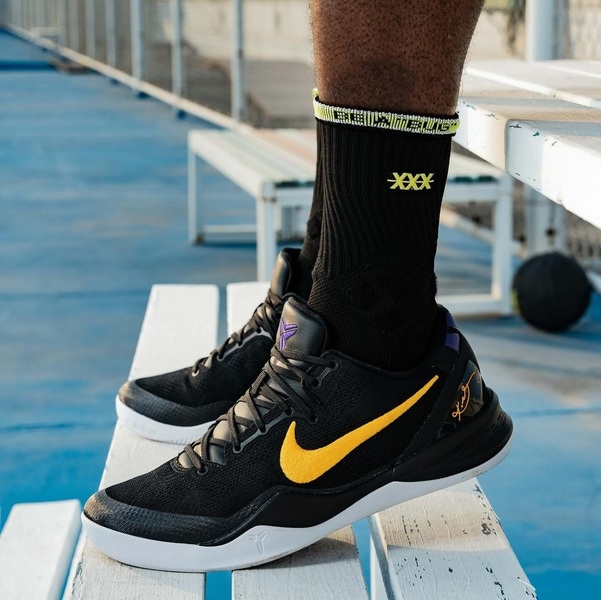 The Nike Kobe 8 Protro Black University Gold is Inspired by Lakers